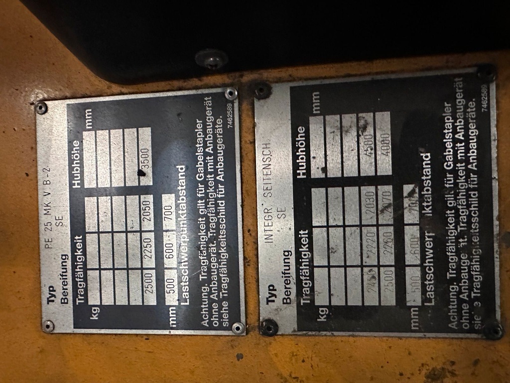 Steinbock 2500kg Stapler Elektro Gabelstapler 9