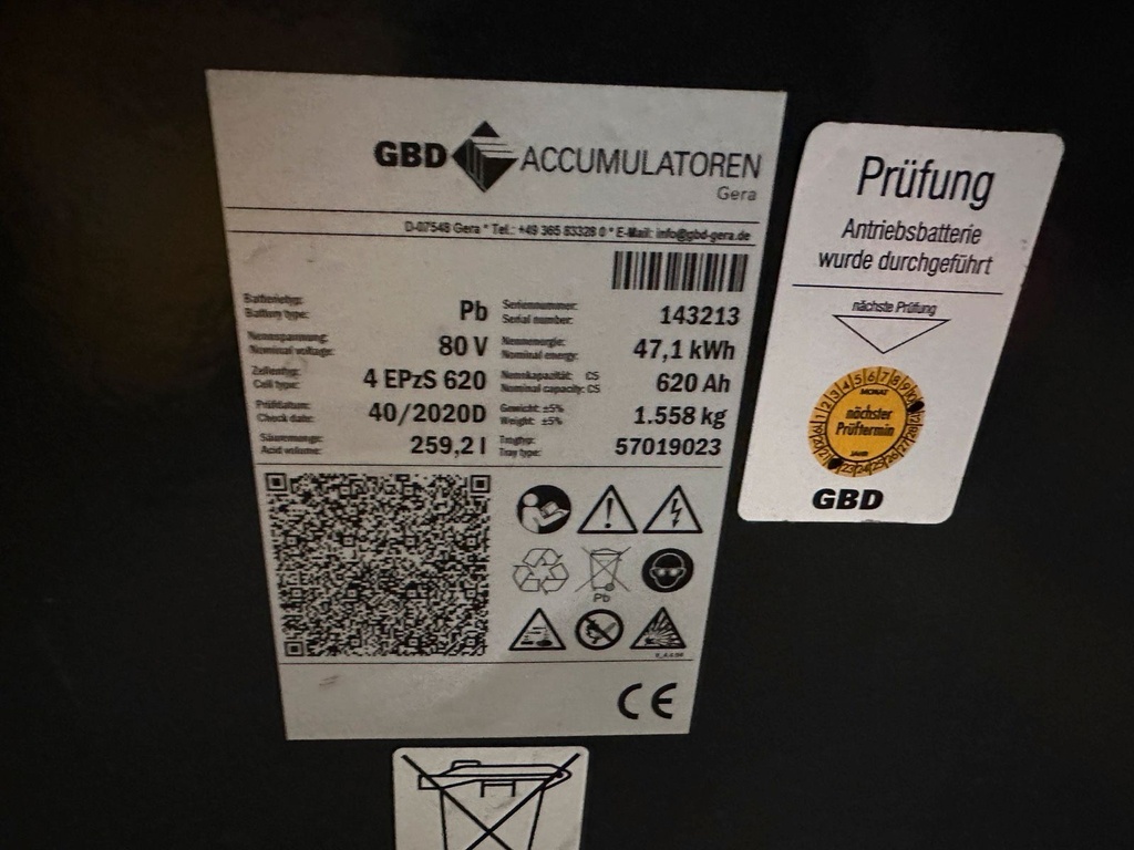 Still RX60-25 Triplex 5500mm Elektro Gabelstapler 9