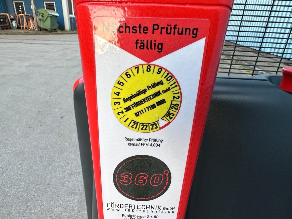 Linde L12 3324mm Elektro Hochhubwagen Stapler intern lader 8