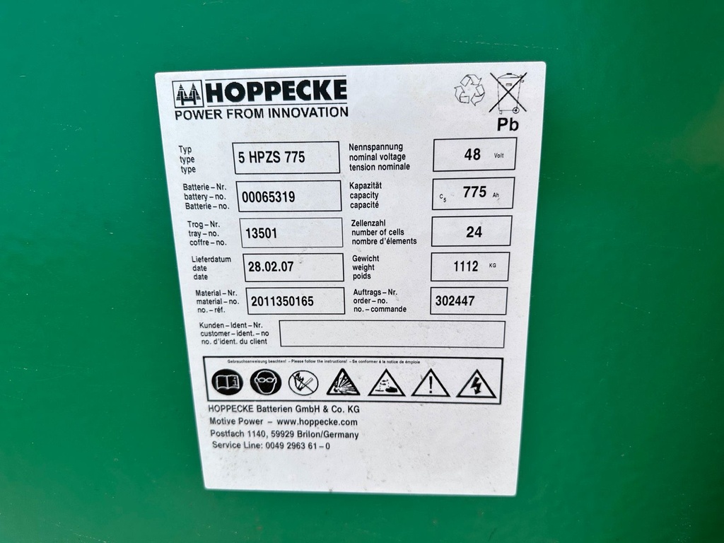 Jungheinrich ETV 216 Triplex Schubmaststapler 6200mm Elektro 12