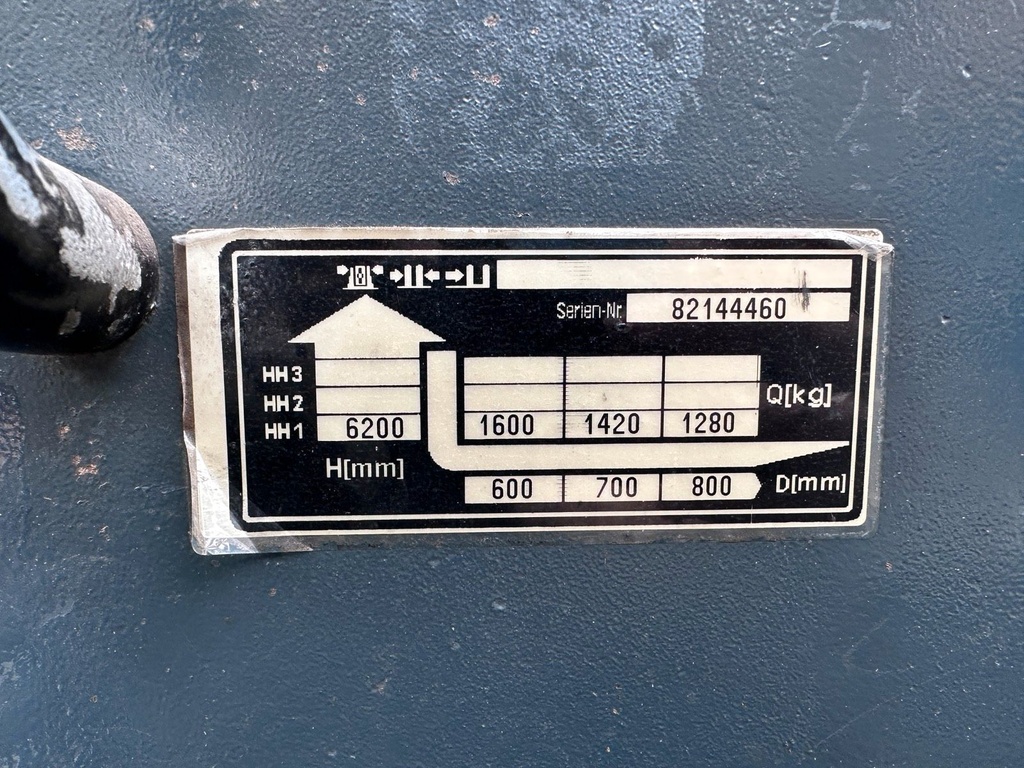 Jungheinrich ETV 216 Triplex Schubmaststapler 6200mm Elektro 15