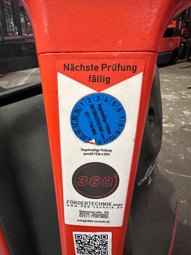 Linde L12 3000mm Hochhubwagen Elektro Stapler 13