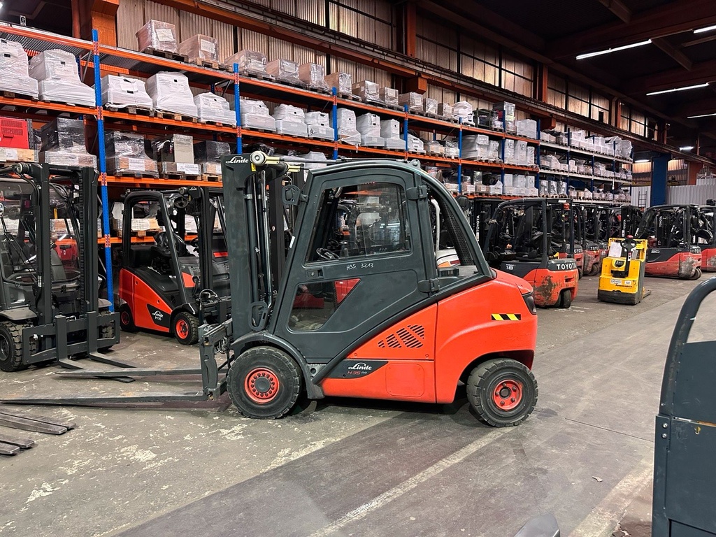 Linde H35D Triplex 4950mm Zinkenversteller 2018 Diesel Stapler5