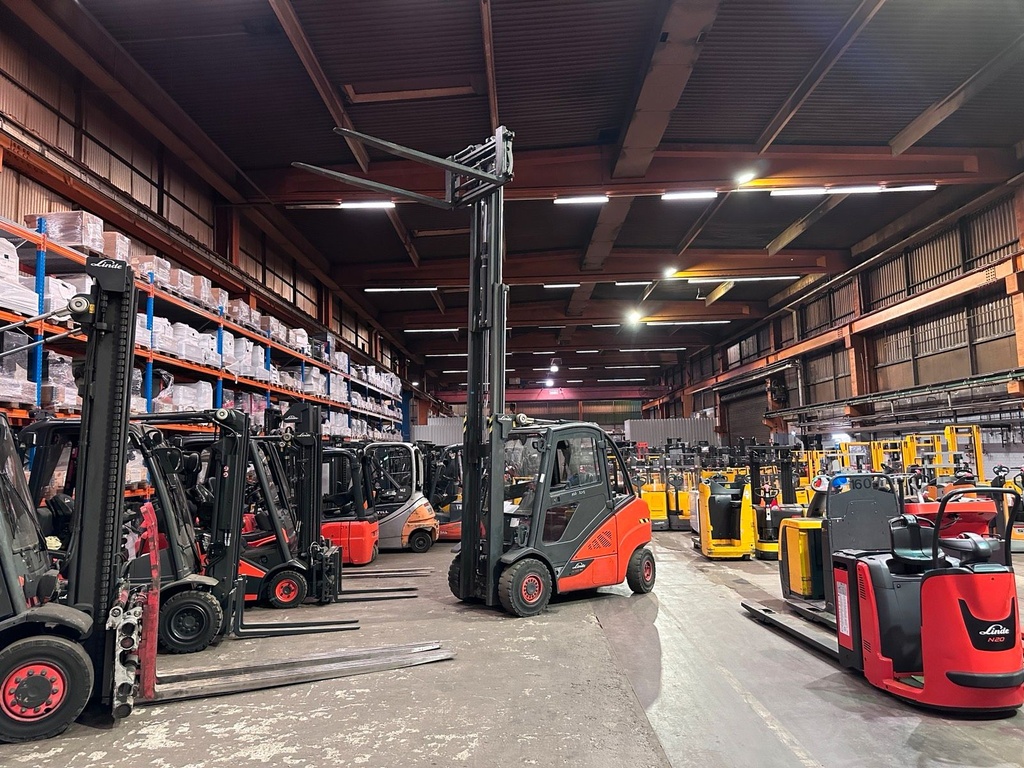 Linde H35D Triplex 4950mm Zinkenversteller 2018 Diesel Stapler6