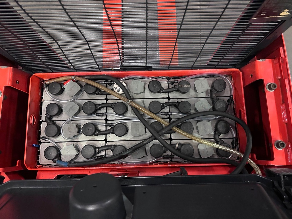 Linde L14AP Triplex 5316mm Hub Elektro Gabelstapler Hochhubwagen 12