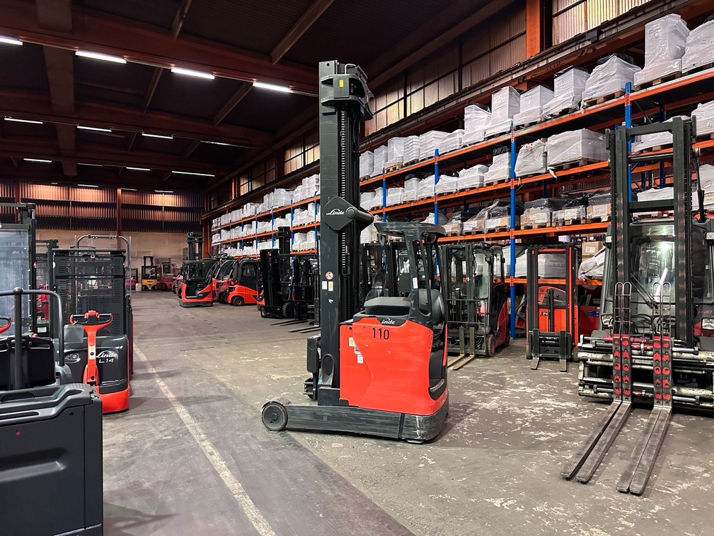 Linde R16 8975mm Hub Elektro Schubi Schubmaststapler Gabelstapler 2