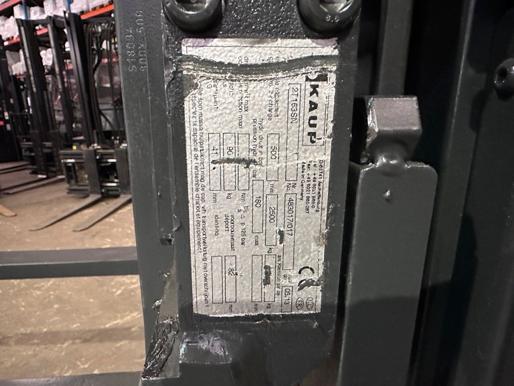 Linde L06AC AP Freitragender Hochhubwagen Zinkenversteller Seitenscheiber 10