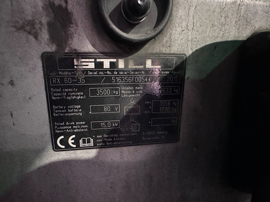 Still RX60-35 Elektro Gabelstapler 201511