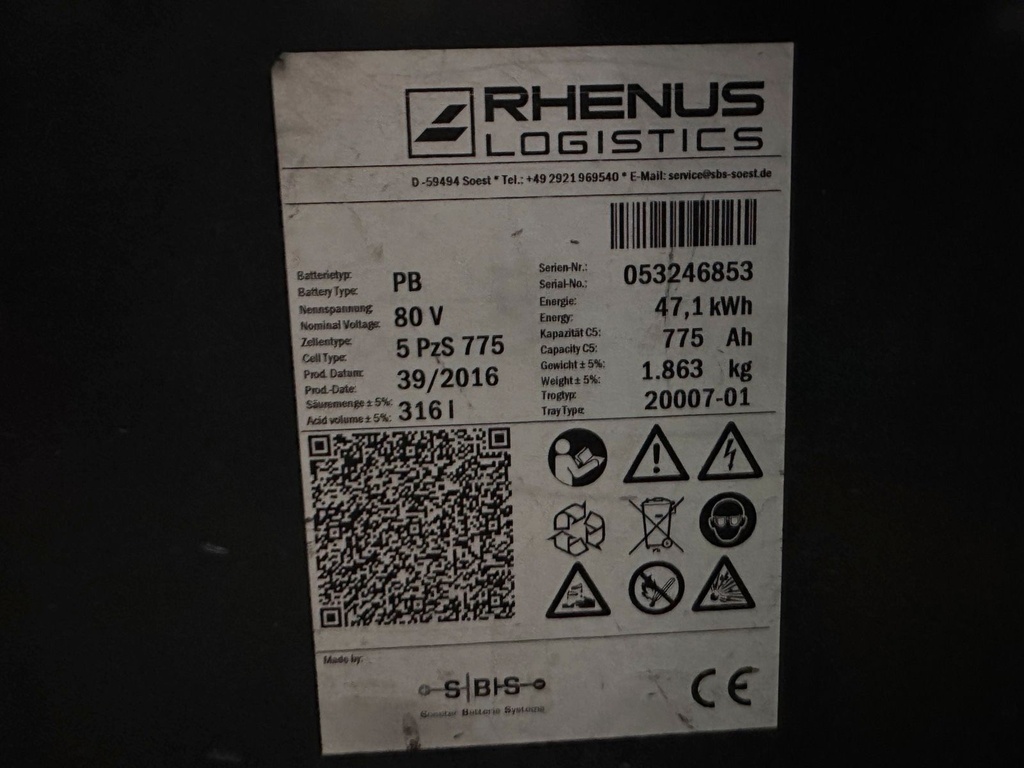 Still RX60-35 Elektro Gabelstapler 201512