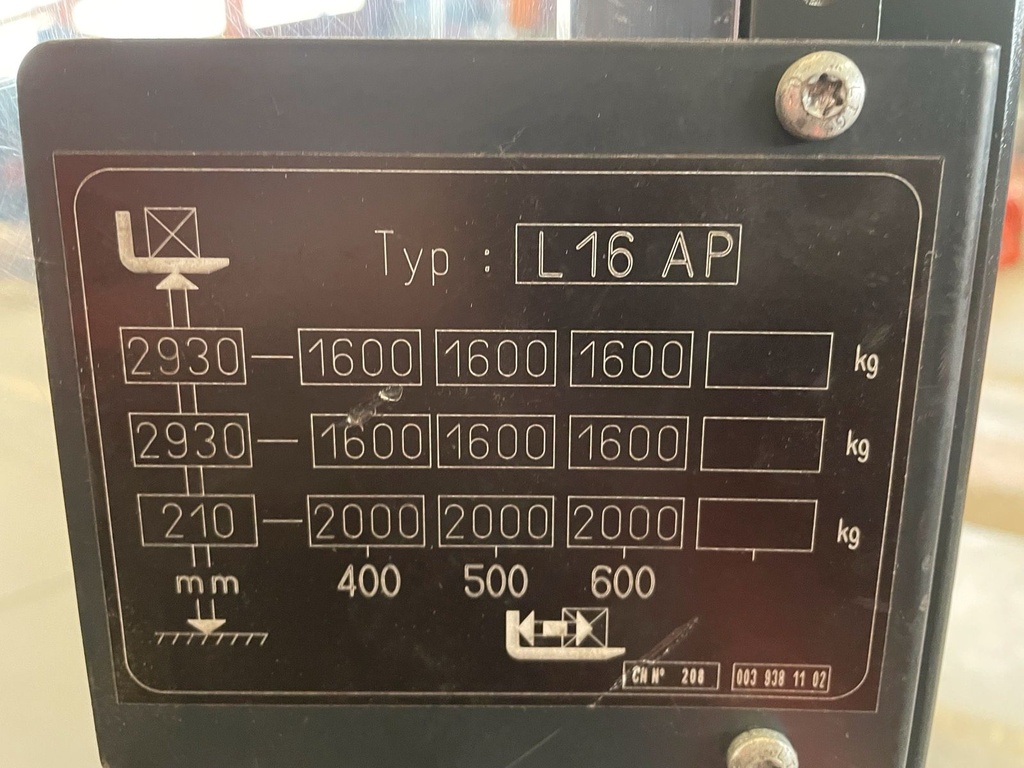 Linde L16 AP 2930mm Hub. Initialhub Mitfahrer HochhubwagenBild 11