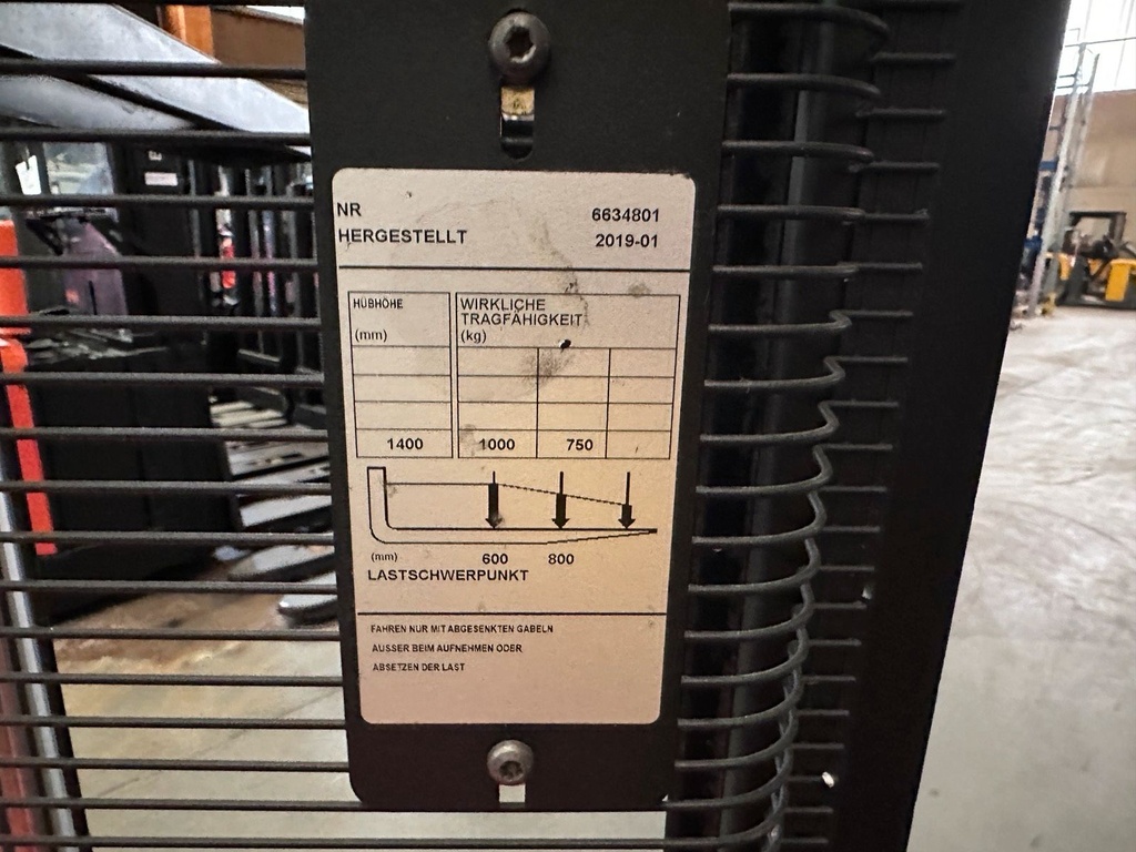 BT SWE100 Hochhubwagen Elektro Hubwagen 20196