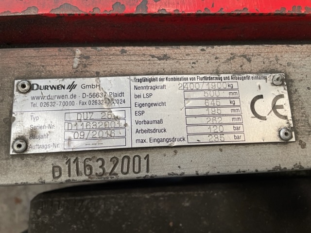 Durwen Zinkenversteller ÜBER mit Drehfunktion 360