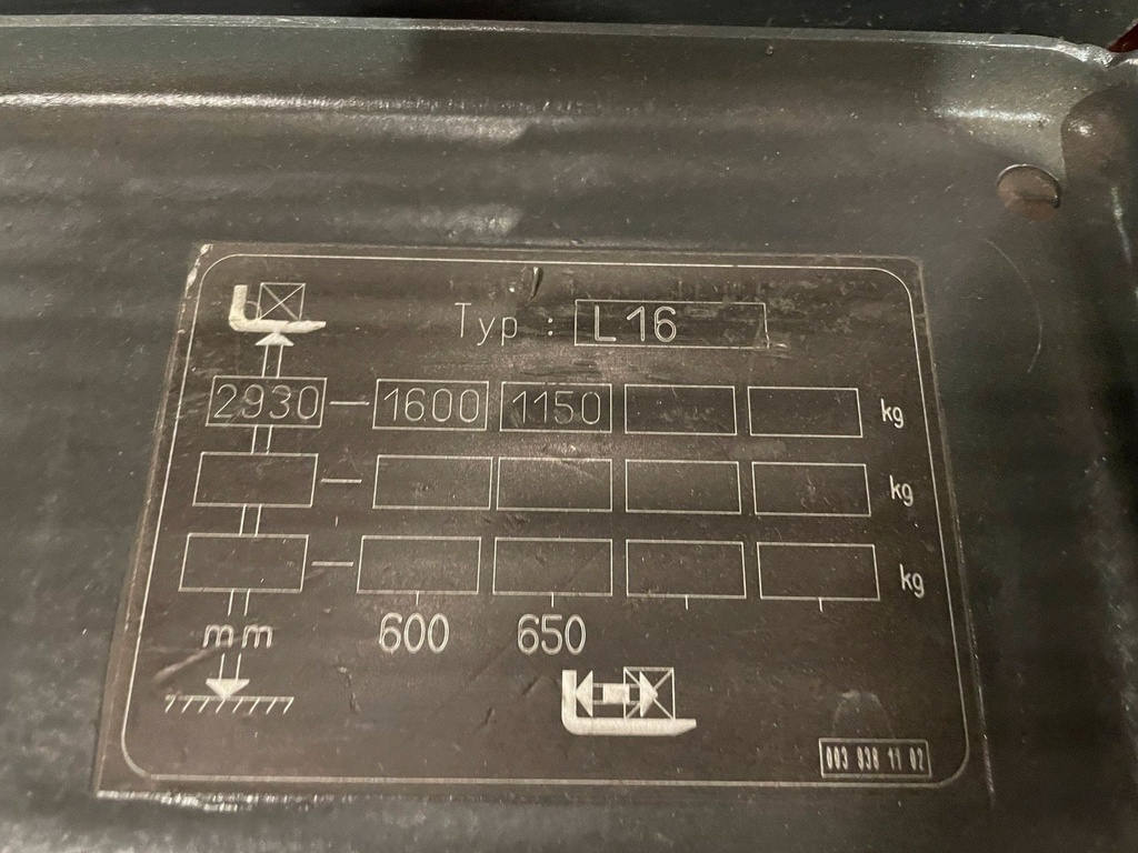 Linde L16 Lange Gabeln Elektro Hochhubwagen 2900mm hub.Bild 6