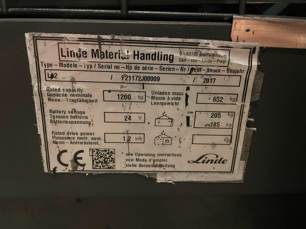 Linde L12 3000mm Hochhubwagen nur 510h Elektro StaplerBild 8