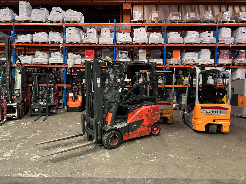 Linde E18 Triplex 4625mm Elektro Gabelstapler 2018 
