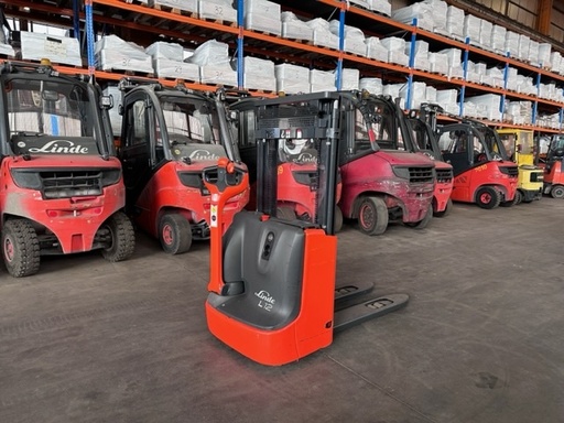 [M0456] Linde L12 2520mm Hub Hochhubwagen Elektro